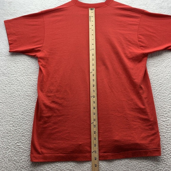 VTG‎ Newberry College Single Stitch T-Shirt Mens XL Red Science Olympiad - Picture 7 of 11